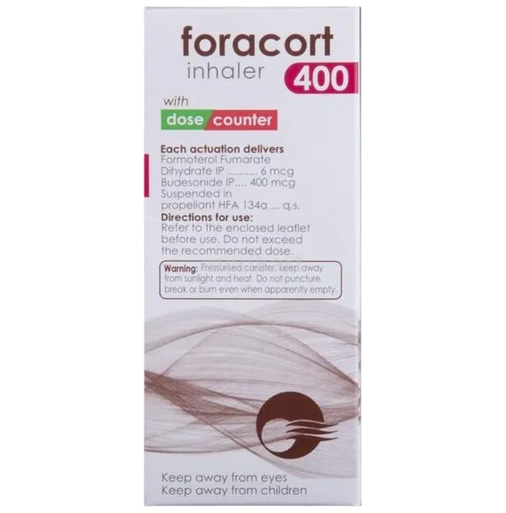 foracort 400mcg inhaler 120 md